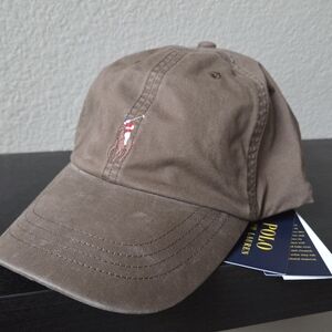 Polo by Ralph Lauren Brown Cap with Blue Lining